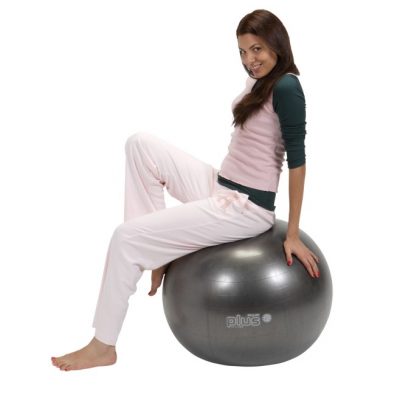 Fitlopta Gymnic Plus 65 cm - antracitová (Ledraplastic Italy)