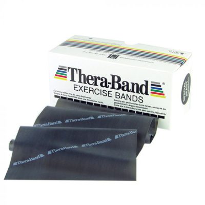 Theraband 5,5 m black - cvičebná guma