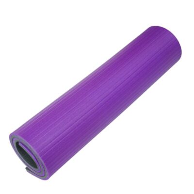 Karimatka FITNESS SUPER ELASTIC 95 fialová/šedá - Image 3