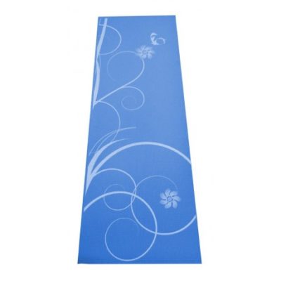 podložka na jogu - yoga mat-173x61x0,4-cm-modrá