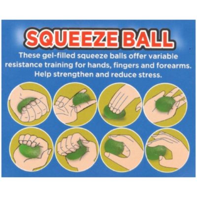 Posilňovač prstov - gélová loptička Squeeze Bounce 5 cm - Image 7