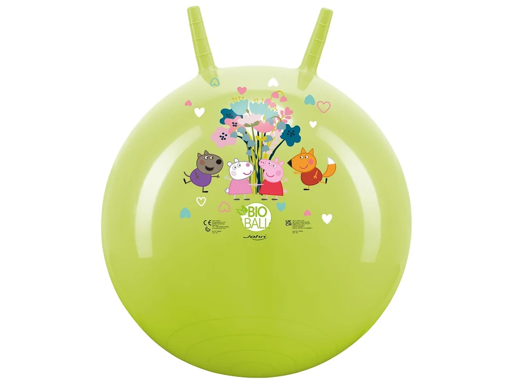 Skákacia lopta s úchytmi Peppa Pig - GYMSPORT.sk Detské hopsadlo Peppa Pig s dvoma úchytmi