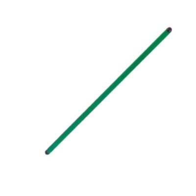 Tréningová plastová tyčka PE 100 cm × Ø 2,5 cm zelená