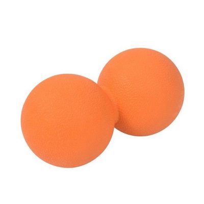 Dvojitá masážna loptička Duoball oranžová