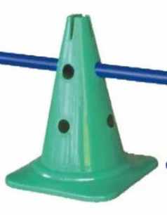 Kužel Juve PE - 30 cm s horným otvorom zelený - GYMSPORT.sk Kužel Juve PE - 30 cm s horným otvorom zelený